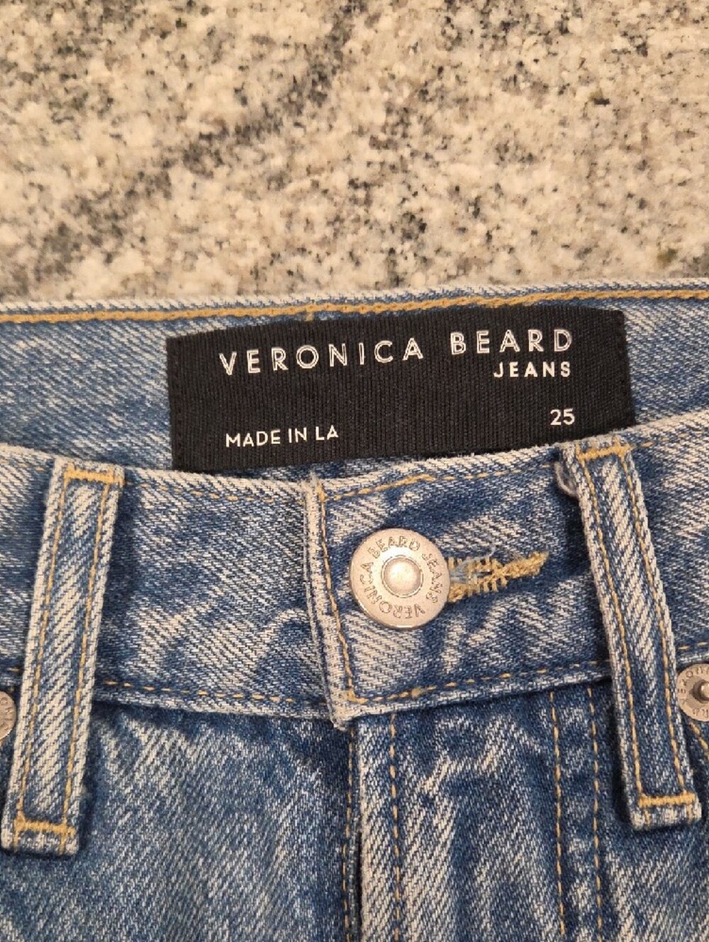 Veronica Beard Light Blue Ankle Crop High-Rise Jeans